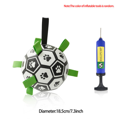 Interactive Dog Football Ball – Durable Outdoor Toy for Dogs