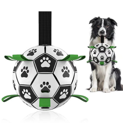 Interactive Dog Football Ball – Durable Outdoor Toy for Dogs