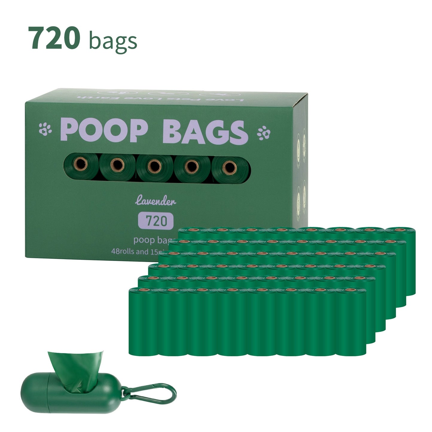 Handle Dog Waste Bag EPI Vest Poop Picking Bags Degradable Cat Litter Bag