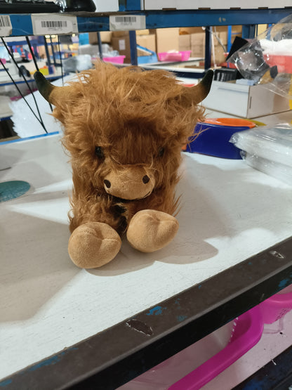 Highland Cow Plush Toy – Ultra-Soft Cozy Companion for Pets & Home