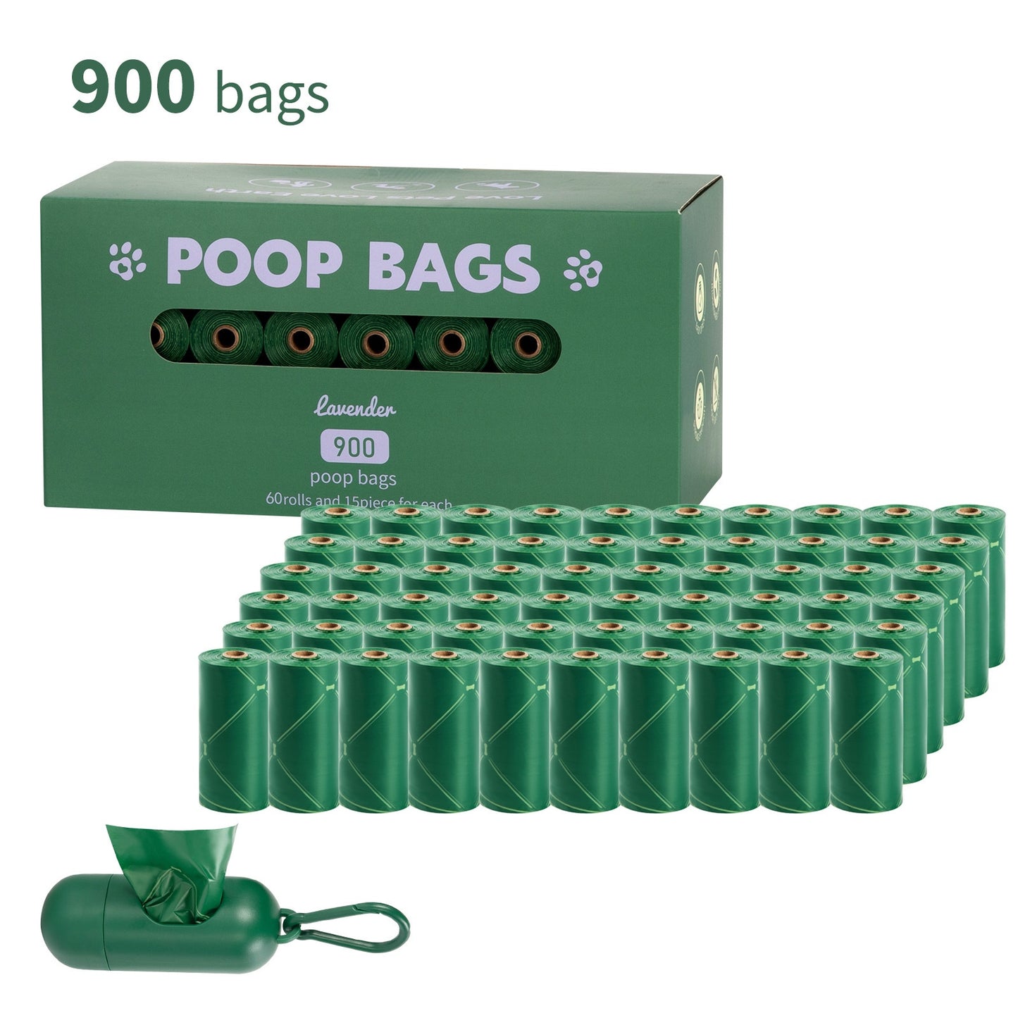 Handle Dog Waste Bag EPI Vest Poop Picking Bags Degradable Cat Litter Bag