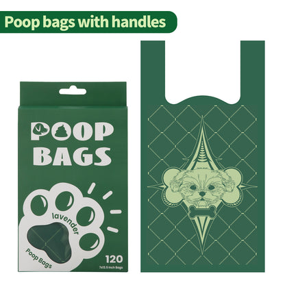 Handle Dog Waste Bag EPI Vest Poop Picking Bags Degradable Cat Litter Bag